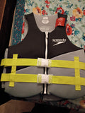 Speedo Adult Life Jacket M/L (Black/Gray)