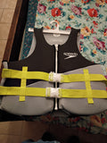 Speedo Adult Lifejacket XL/2X (Black/Gray)