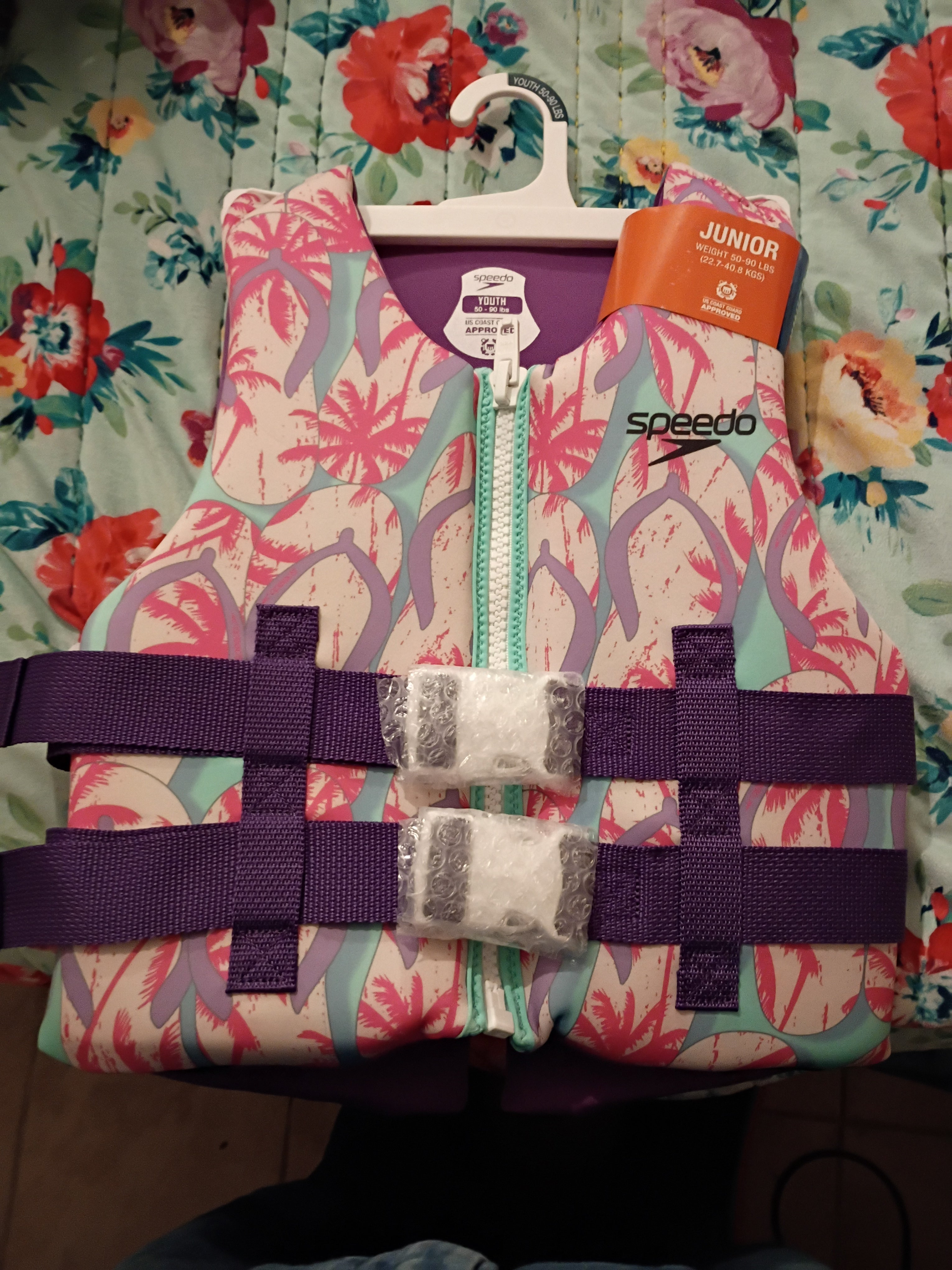 Speedo Junior Lifejacket (Purple/Pink)