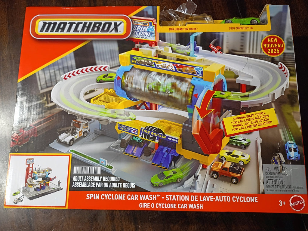 Matchbox Spin Cyclone Toy Set