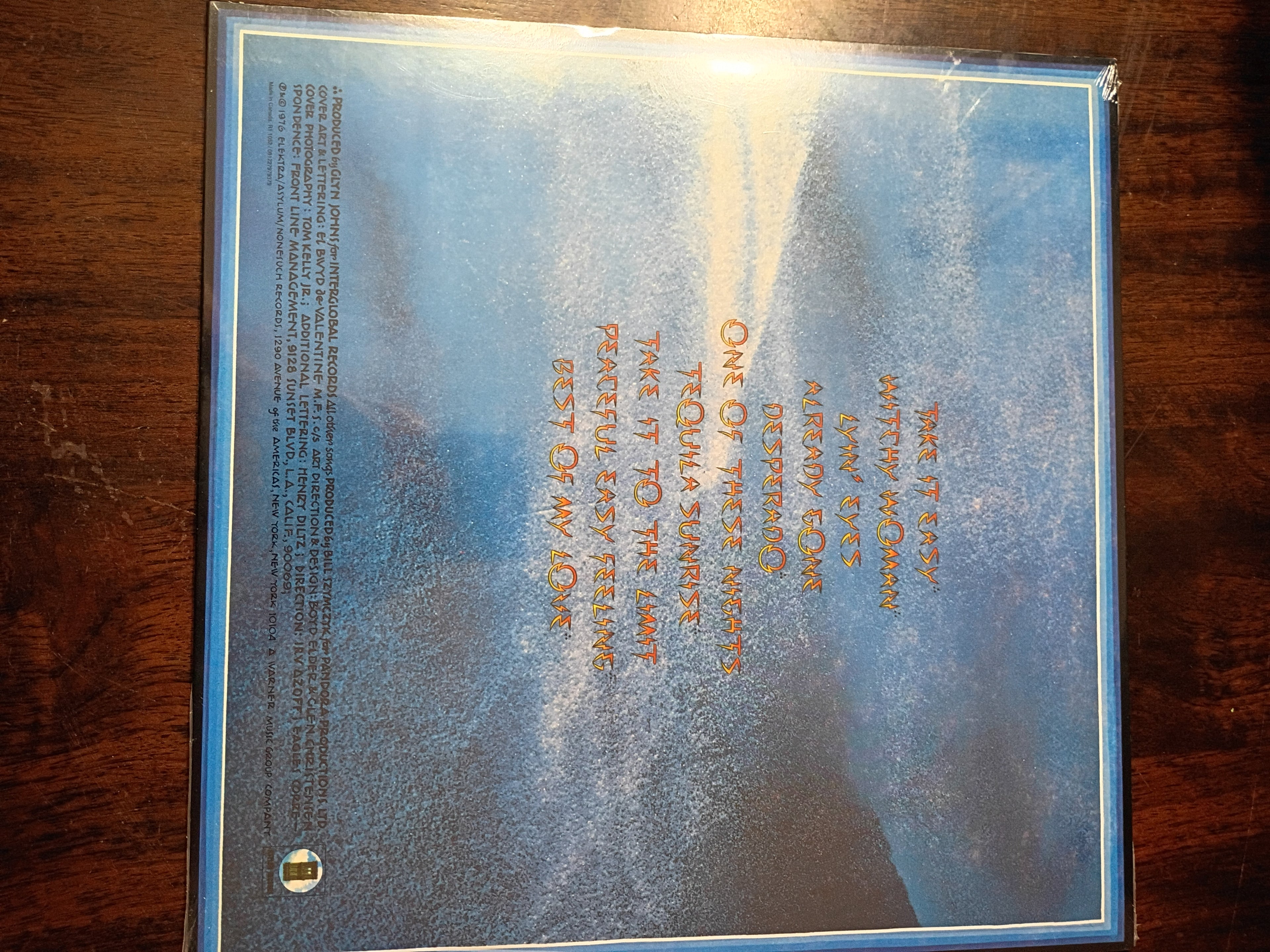 The Eagles Vinyl Record