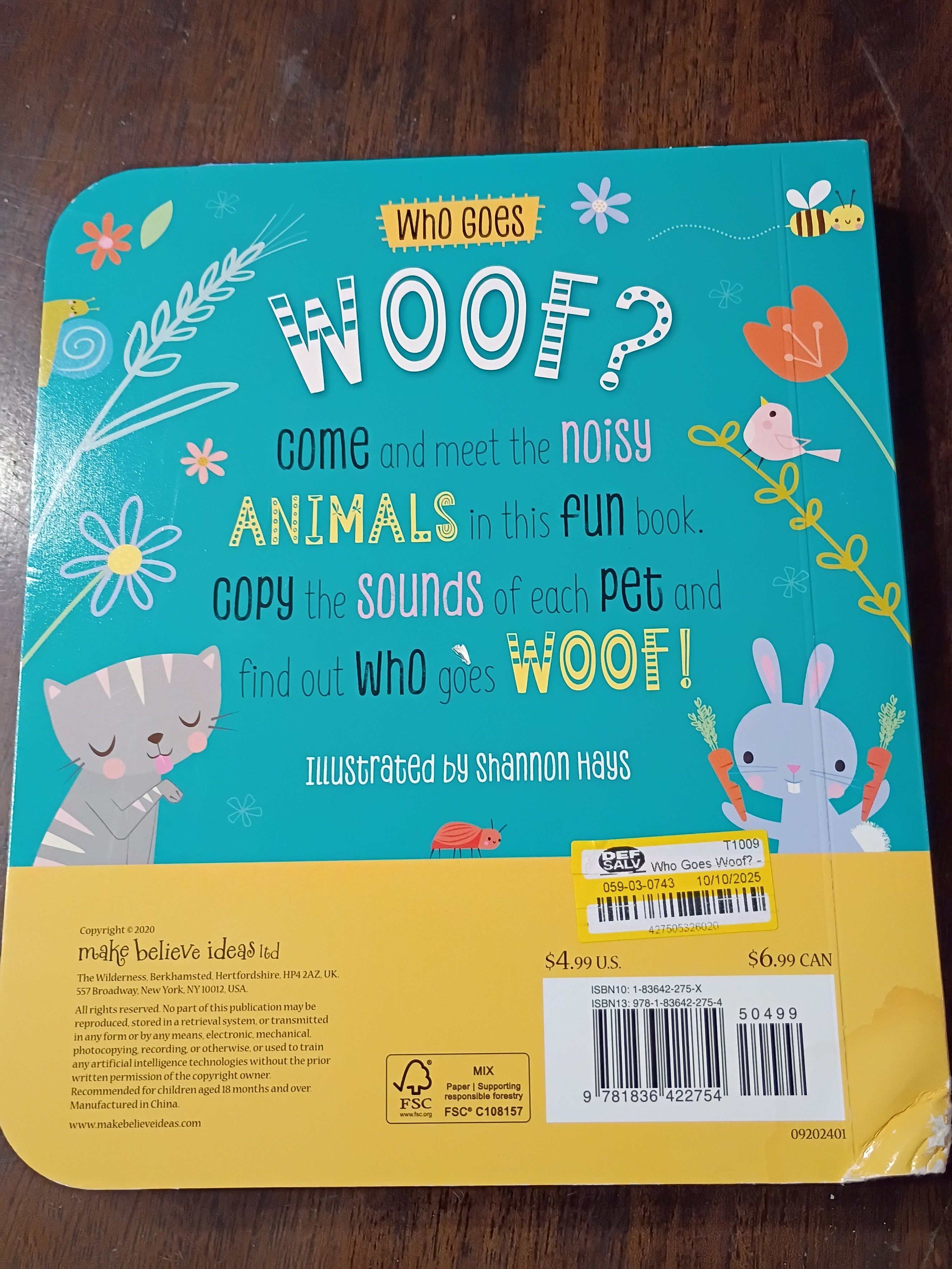 Who Goes Woof Book