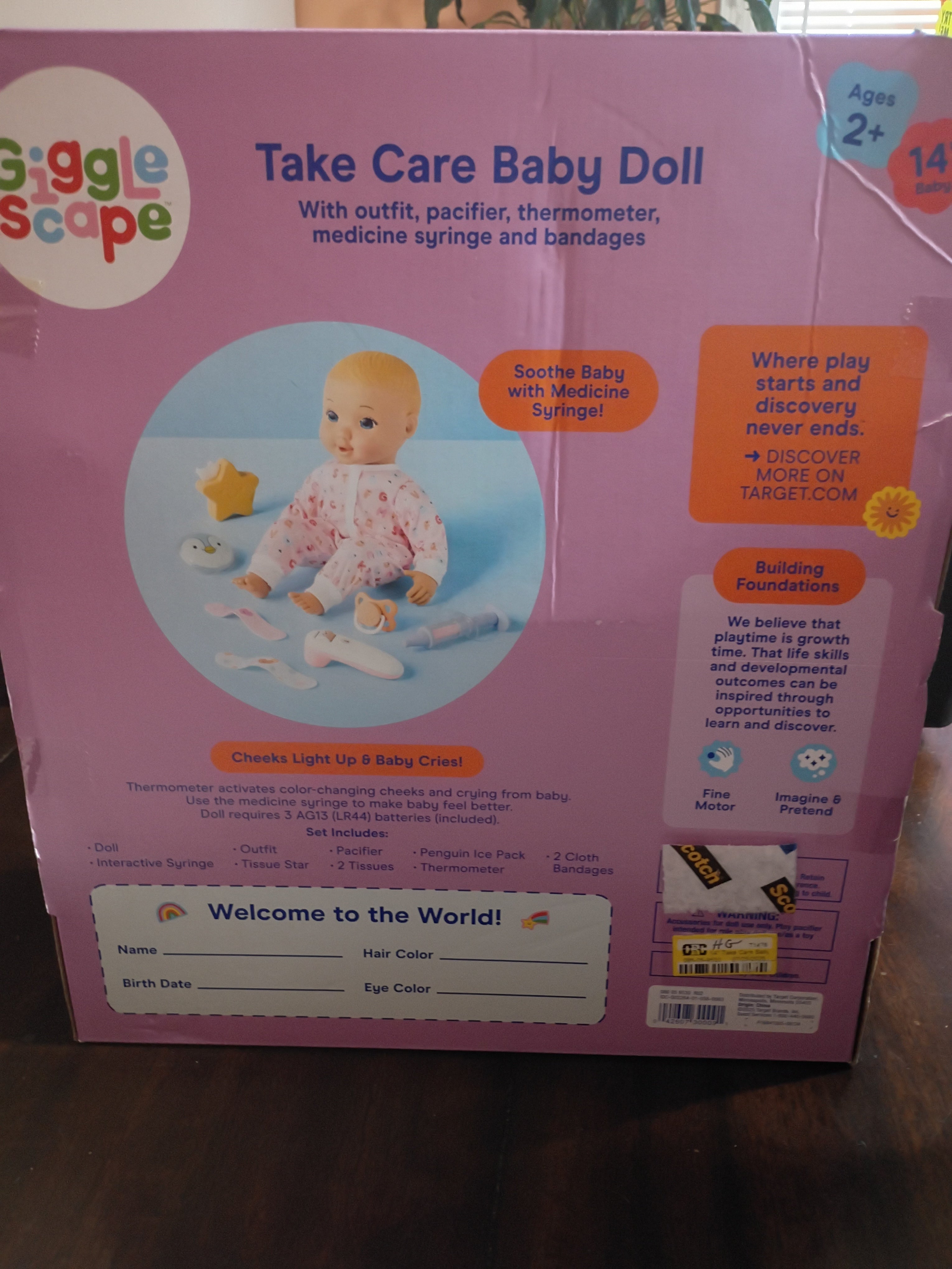 Take Care Baby Doll