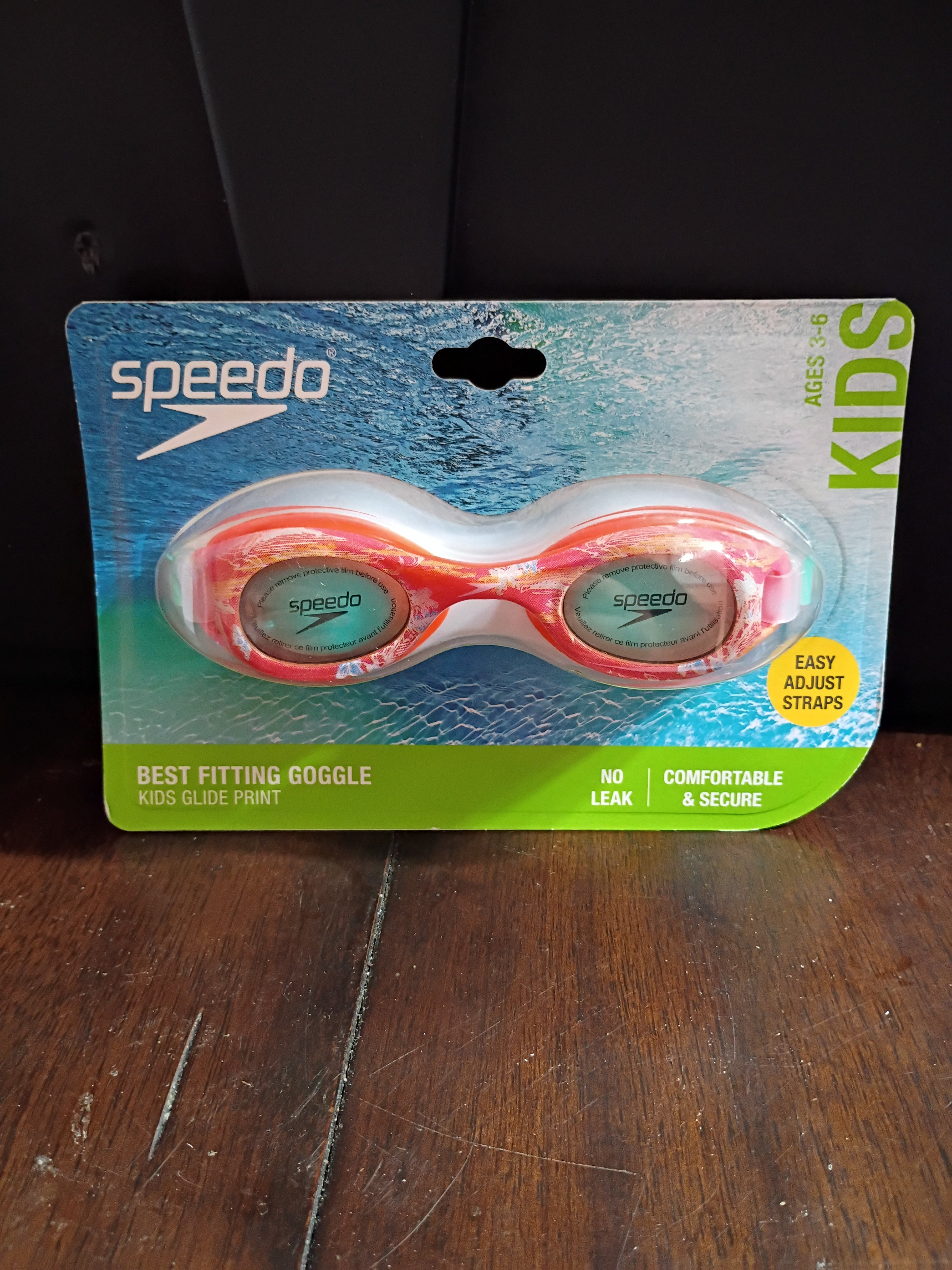 Orange Swim Goggles