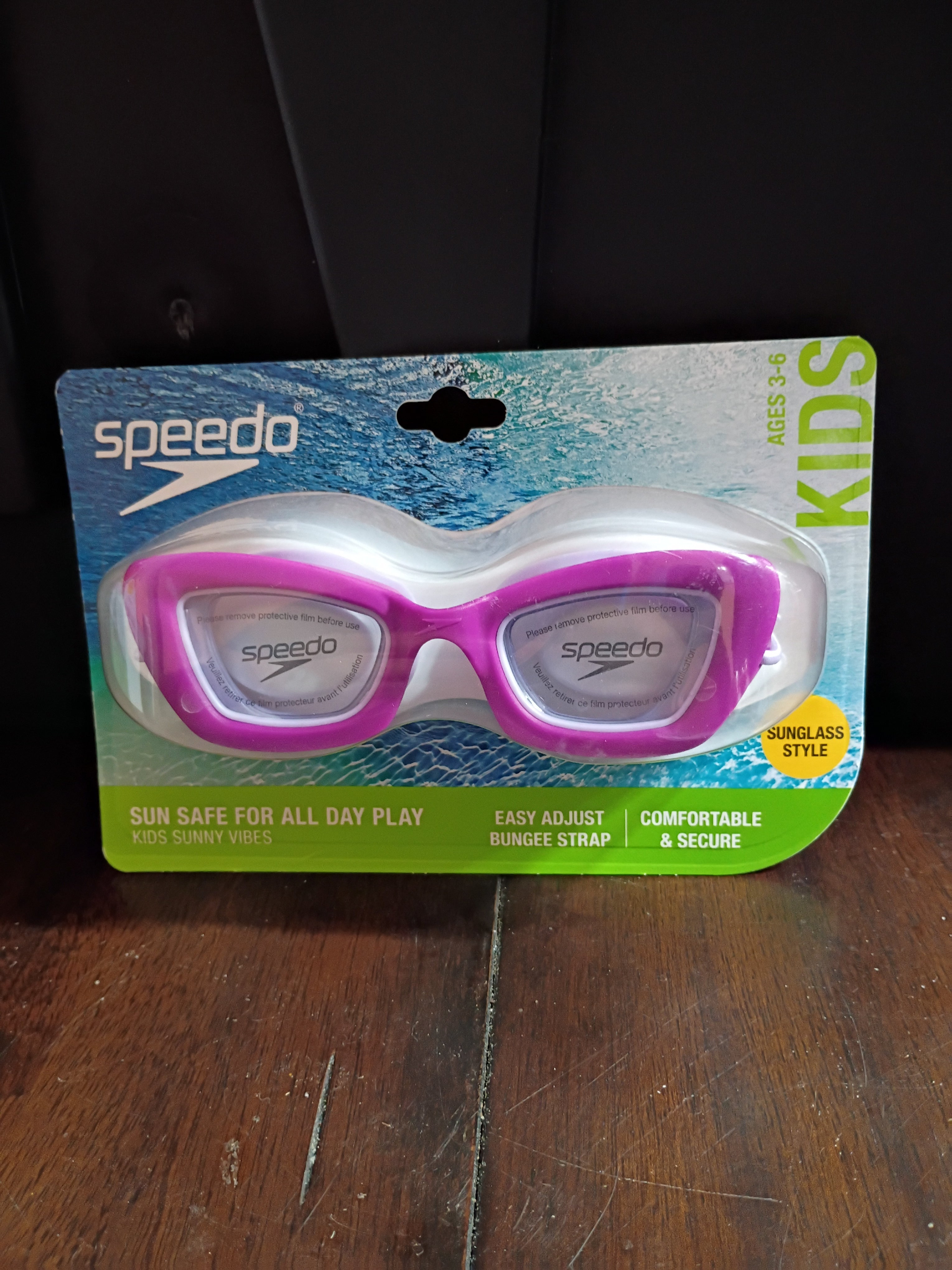 Purple Swim Goggles