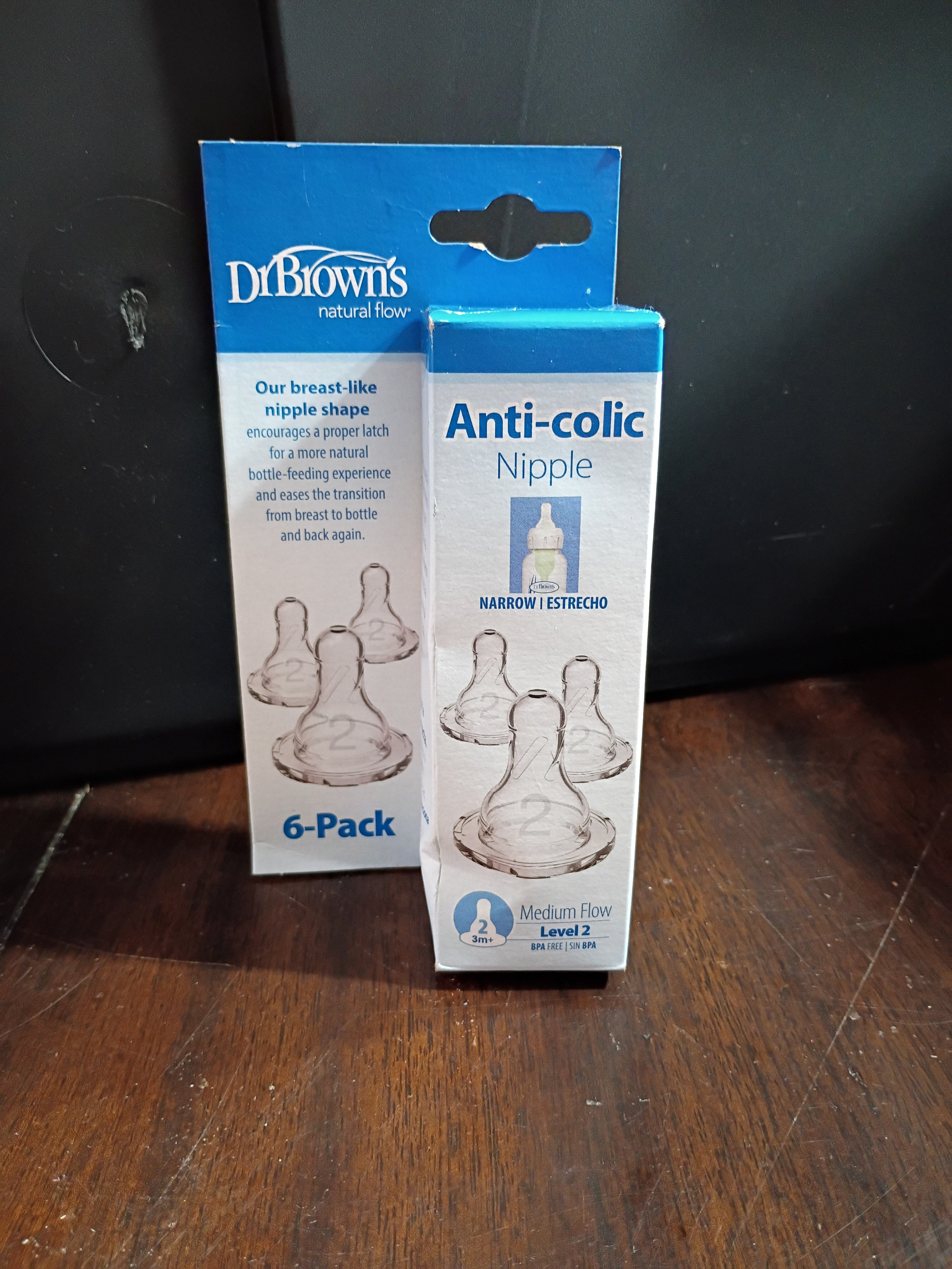 Dr. Brown anti colic nipples