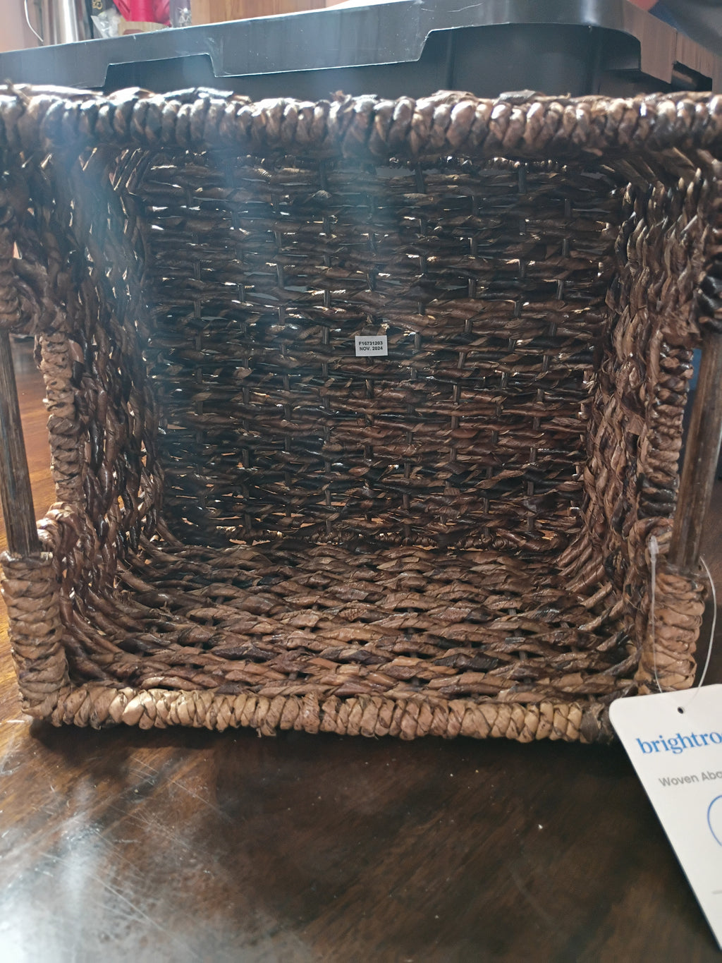 Woven crate