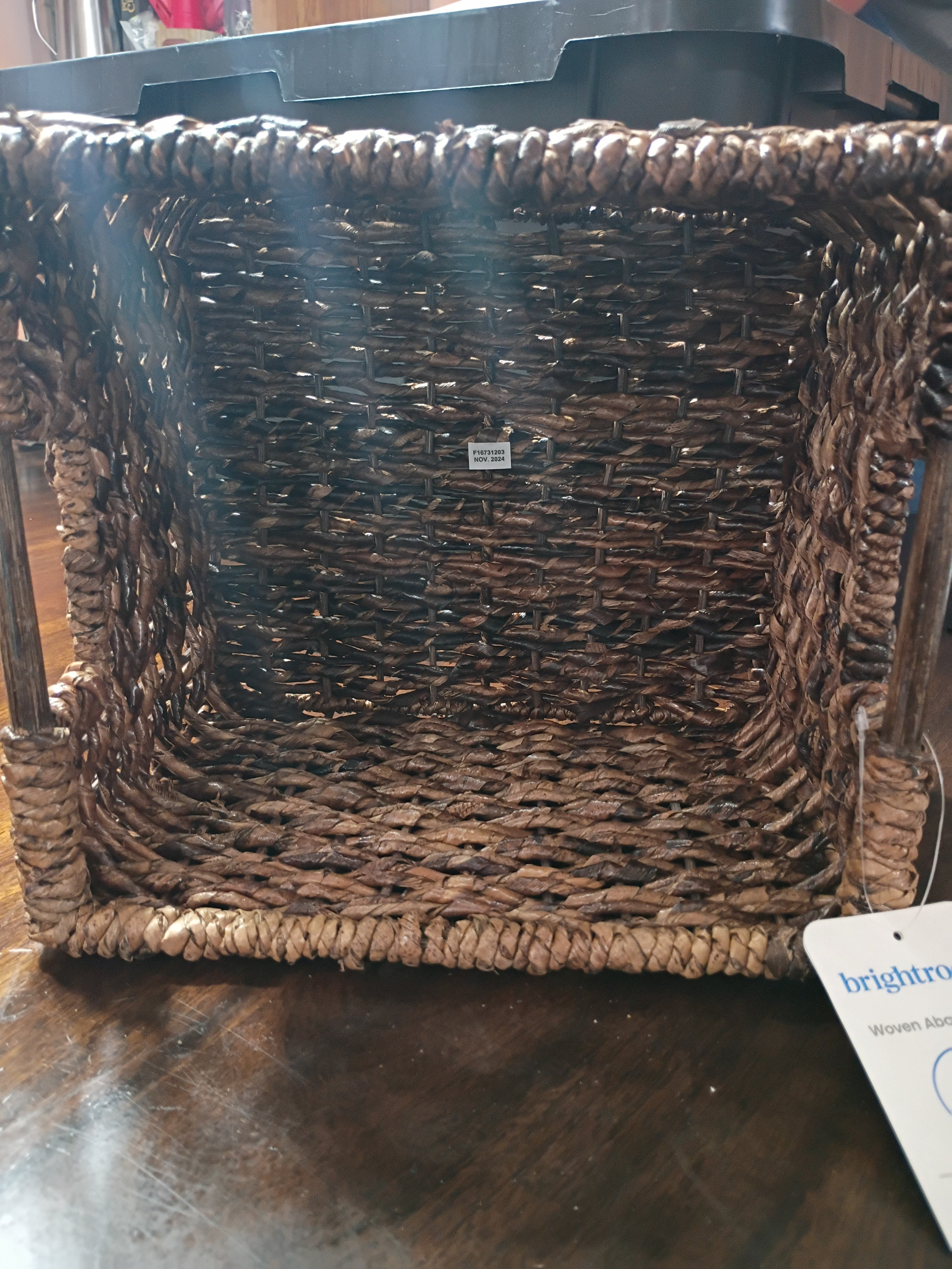 Woven crate