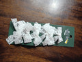 White hair clips