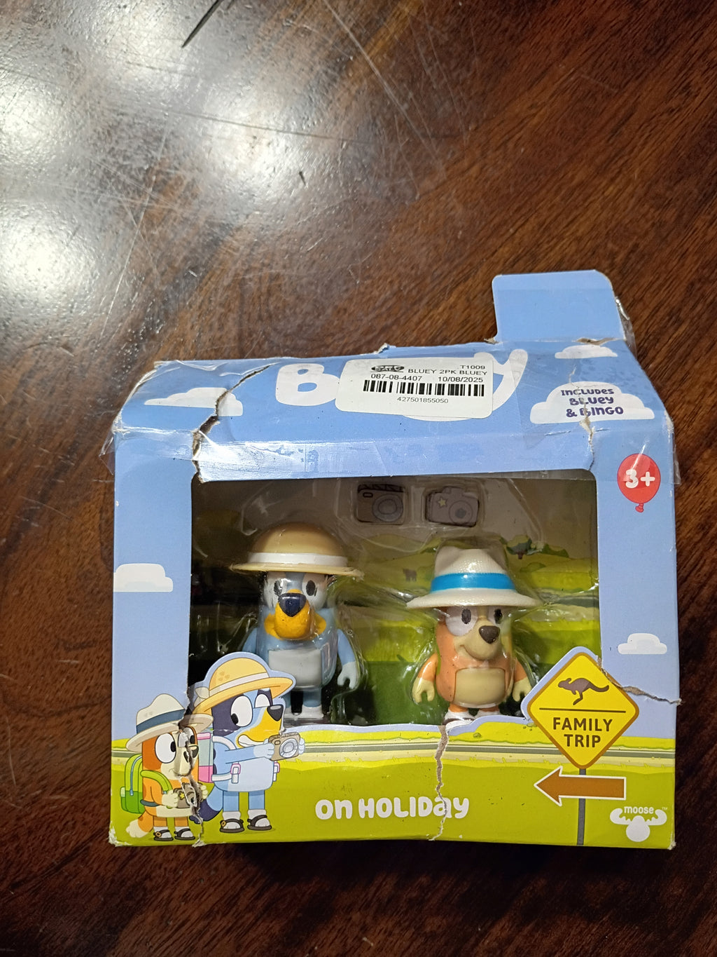 Bluey two-piece figurine