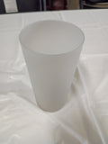 Gray plastic cup