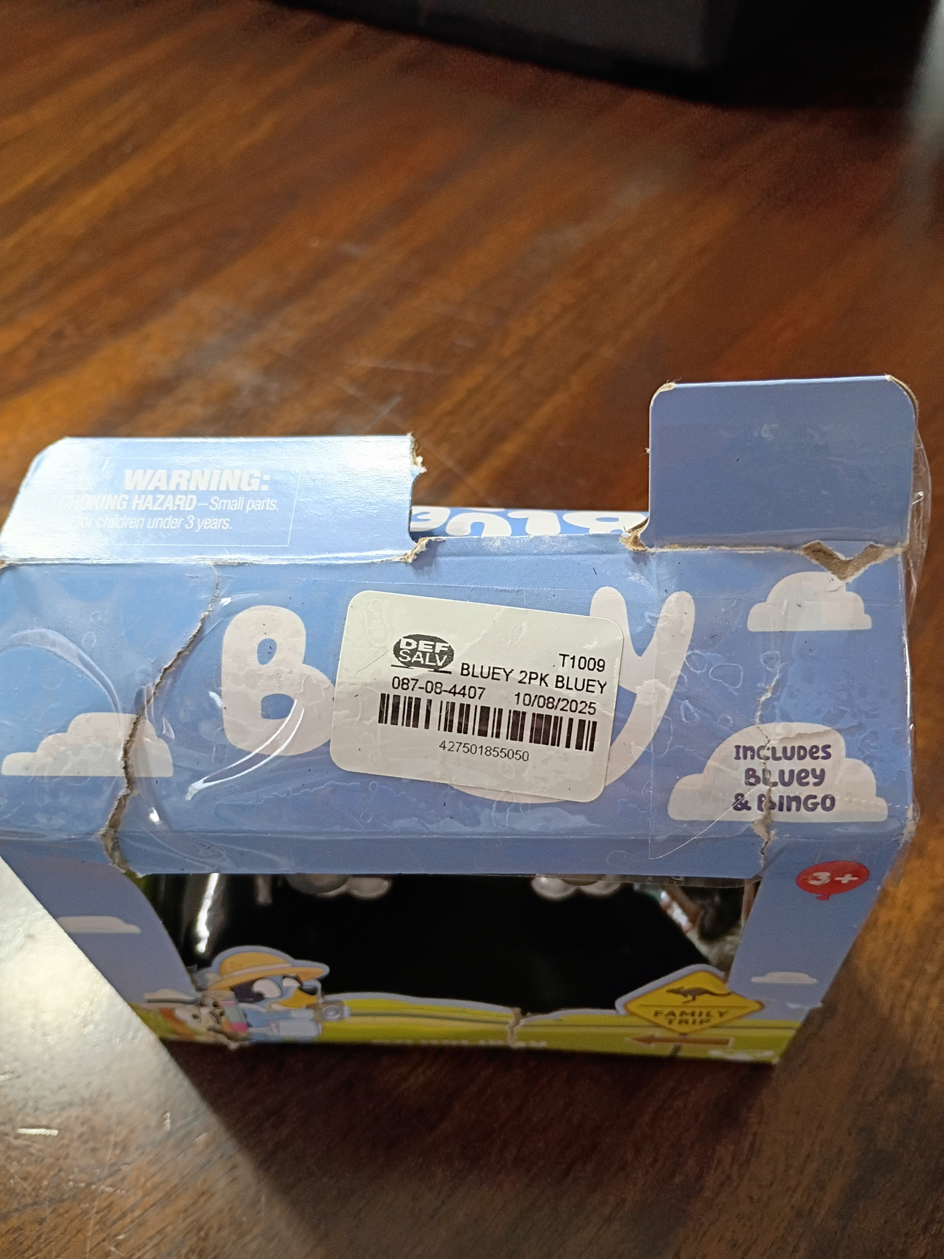 Bluey two-piece figurine
